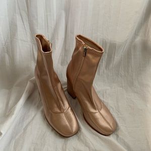 Marc Fisher Satin Booties